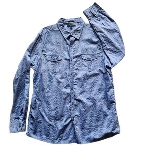 Marc Anthony Men's Button Front Shirt  Two Pockets Size XXL 0754